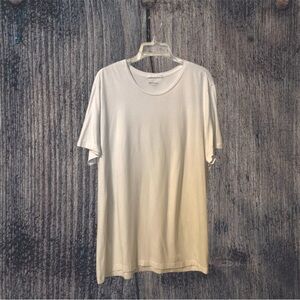 Marine Layer Men's White Supima Cotton Short Sleeve T-Shirt L/XL USA